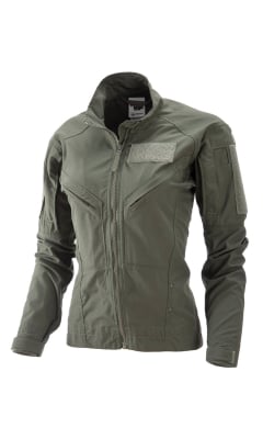 2-Piece Flight Suit Jacket (V2) - NAVAIR - Women’s Fit - (FR)-Sage Green-Short-XS