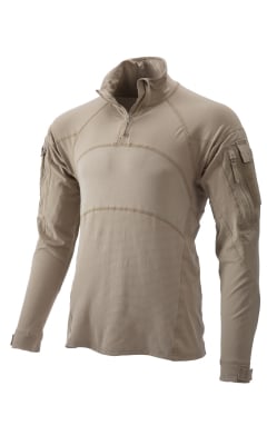 Advanced Quarter Zip Combat Shirt (FR)-NVTAN-XS